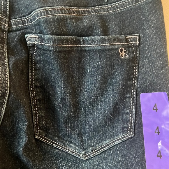 New Jessica Simpson High Rise Ankle Jean | Dark Denim - Picture 5 of 12